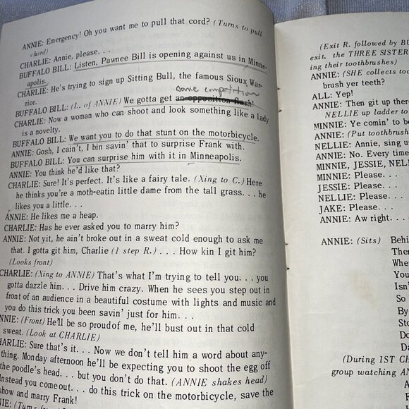 Annie Get Your Gun Play Music Show Score Script Play Irving Berlin 1967 u - Picture 4 of 4